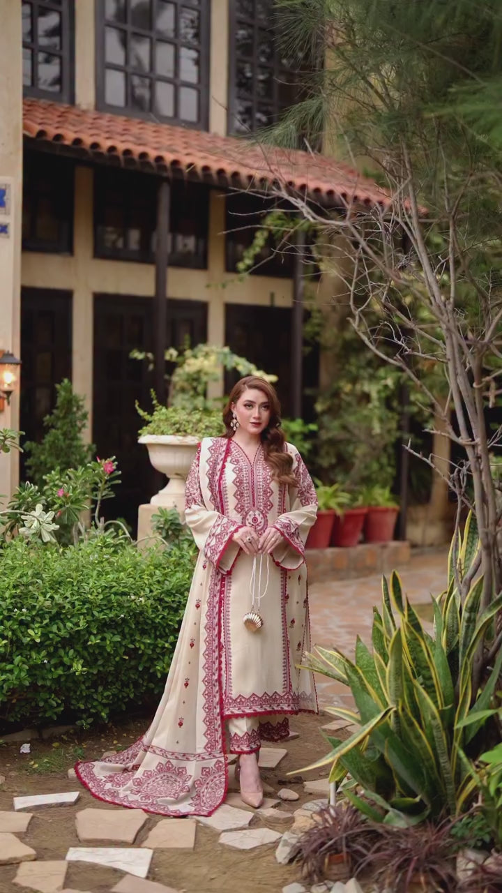 Elegant 3-Piece Winter Dress